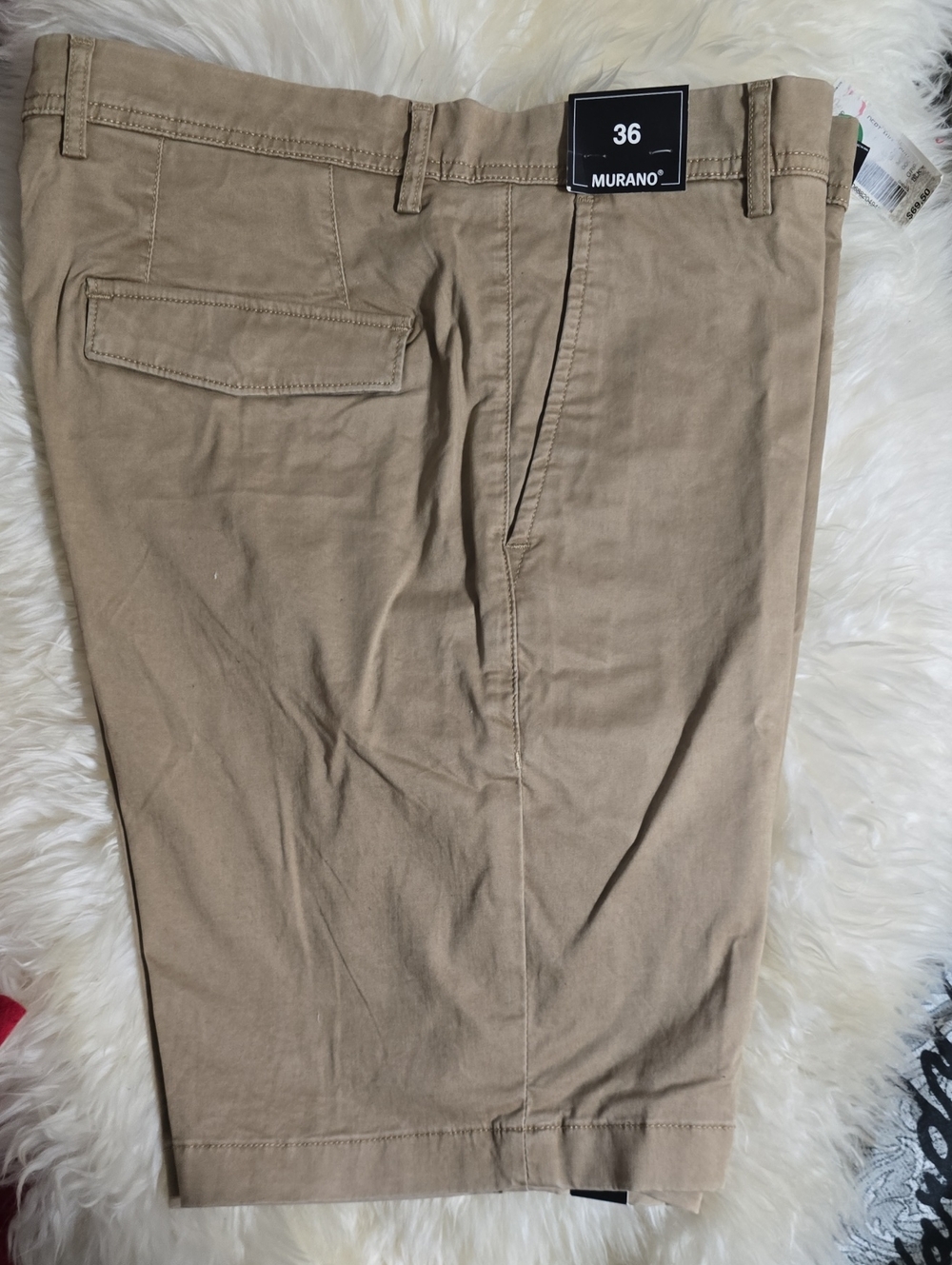 Murano Men's Tan Chino Shorts